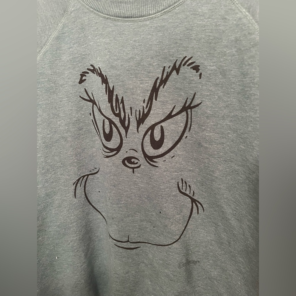 4X Green Grinch Graphic Sweatshirt